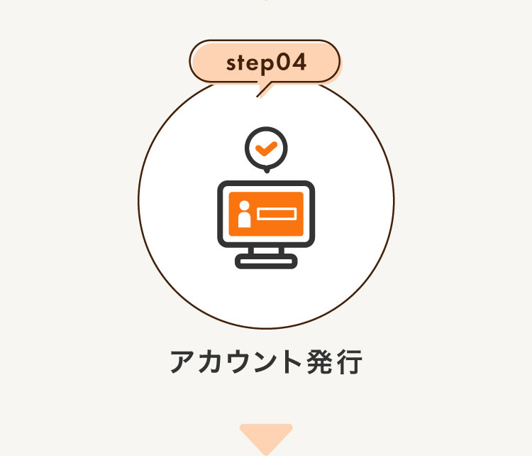 step4アカウント発行